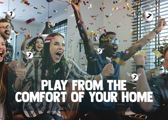 Play the lottery online from the comfort of your home.