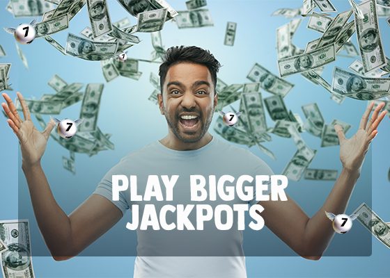 Playing online lets you hunt for the biggest jackpots.