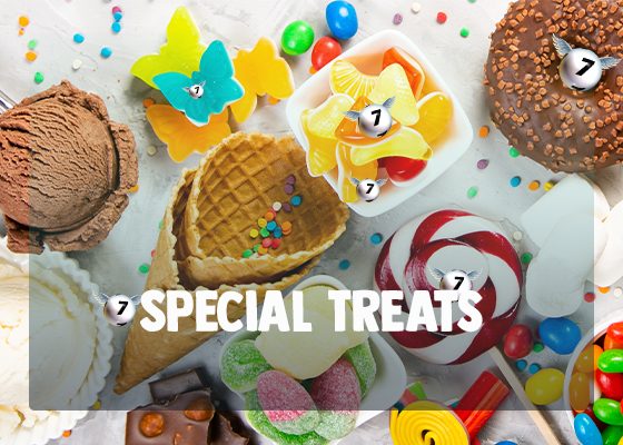 Special treats for online lottery players.